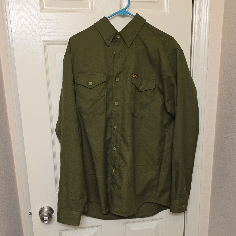 DIXXON Olive Green Shirt Jacket